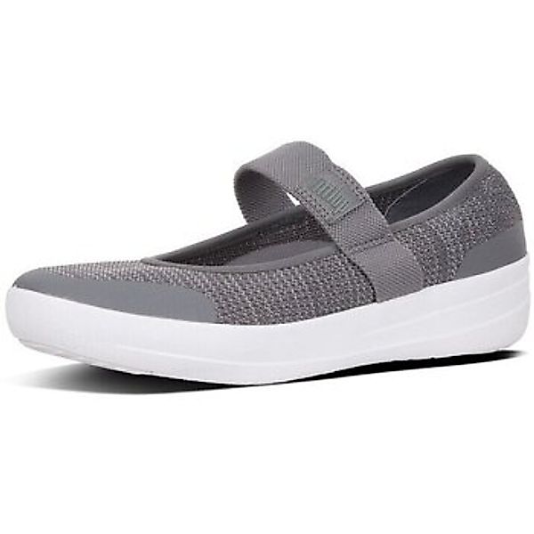 FitFlop  Zehentrenner ÜBERKNIT TM MARY JANES CHARCOAL/METALLIC PEWTER günstig online kaufen