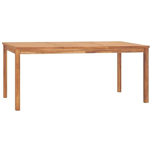 vidaXL Garten-Esstisch 180x90x77 cm Massivholz Teak 315621 günstig online kaufen