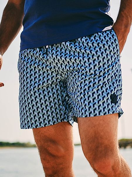 Suitable Badeshorts Druck Navy - Größe XL günstig online kaufen