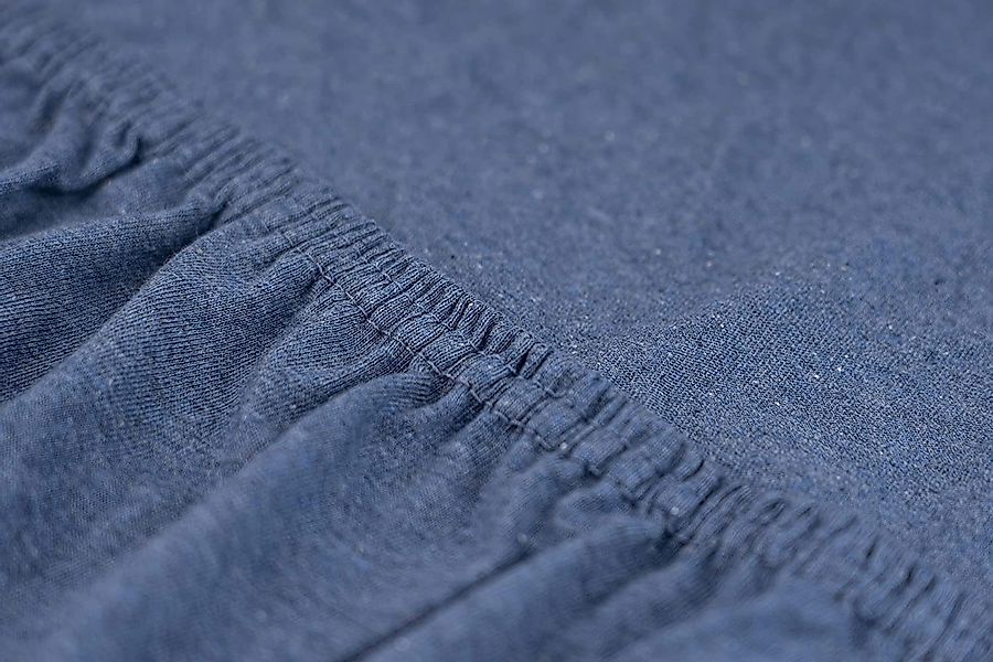 Hometex Premium Textiles Spannbettlaken Meliertes Spannbettlaken, günstig online kaufen