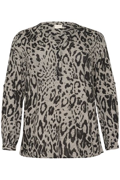KAFFE Curve Langarmbluse Langarm-Bluse KCmille Große günstig online kaufen