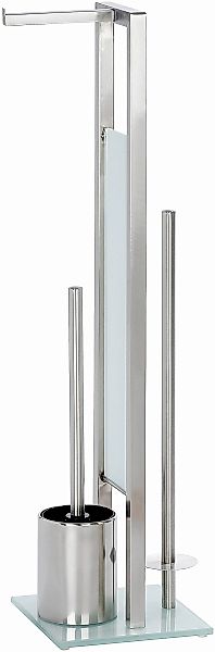 WENKO WC-Garnitur Rivalta, integrierter Toilettenpapierhalter und WC-Bürste günstig online kaufen