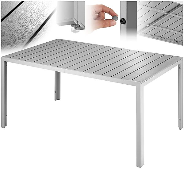 tectake Gartentisch Bianca (1-St., 1 tlg), günstig online kaufen