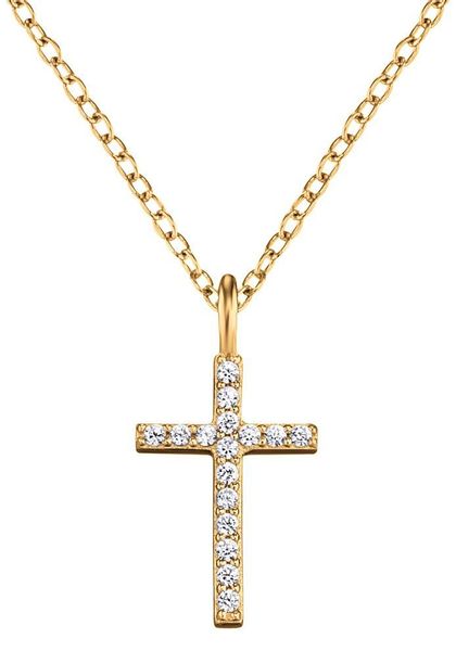 Engelsrufer Kette mit Anhänger Kreuz, ERN-LILCROSS-ZI-G, günstig online kaufen