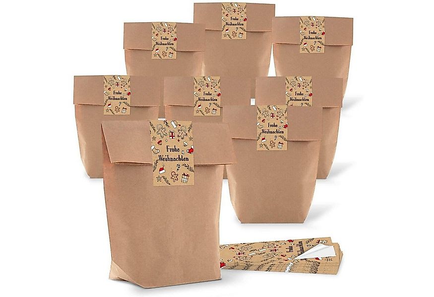 Logbuch-Verlag Dekofigur Kraftpapier Geschenktüten mit Boden – 16,5 x 26 cm günstig online kaufen