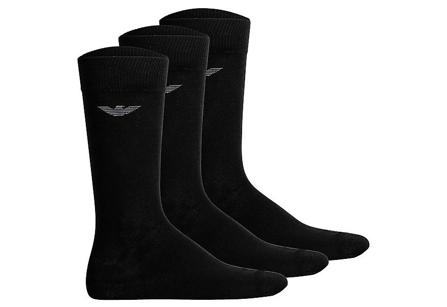 Emporio Armani Kurzsocken Herren Socken 3er Pack Baumwolle Casual Cotton (P günstig online kaufen