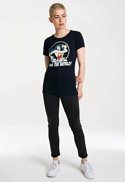 LOGOSHIRT T-Shirt "Wonder Woman", mit tollem Statement-Print günstig online kaufen