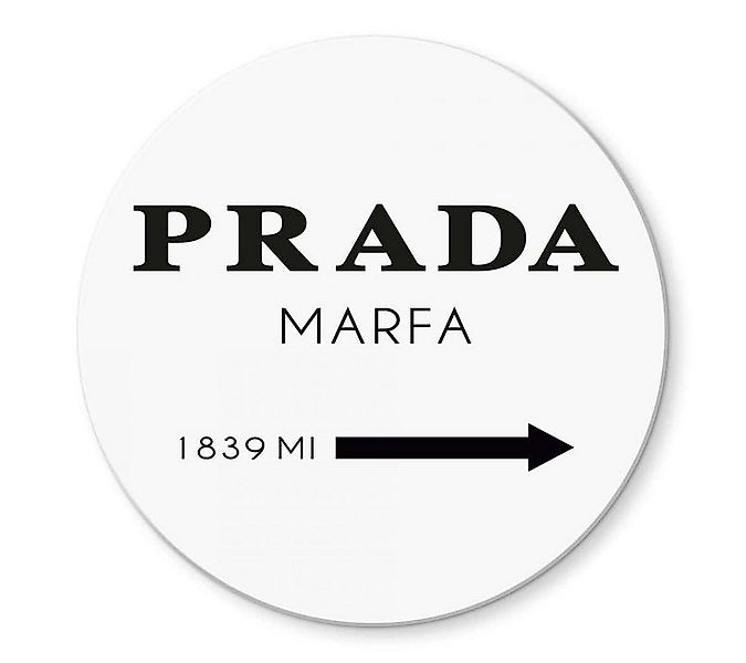 K&L Wall Art Glasbild Glas Wandbild Rund Glasbild Fashion Mode Pop Kunst Pr günstig online kaufen