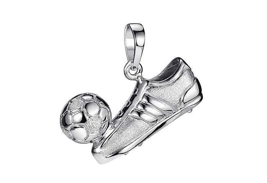 Materia Kettenanhänger Fußball / Fußballschuh mit Ball Silber KA-70, 925 St günstig online kaufen