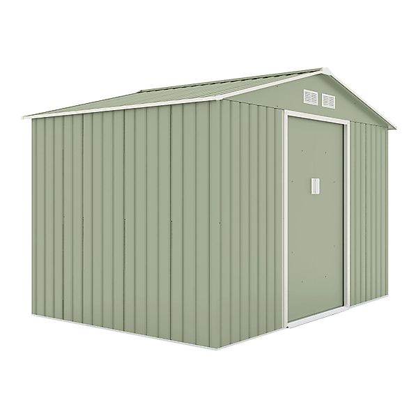 Hattoro S200 Metall Gerätehaus Mit Bodenrahmen Gartenschuppen 7,3 m³ Sattel günstig online kaufen