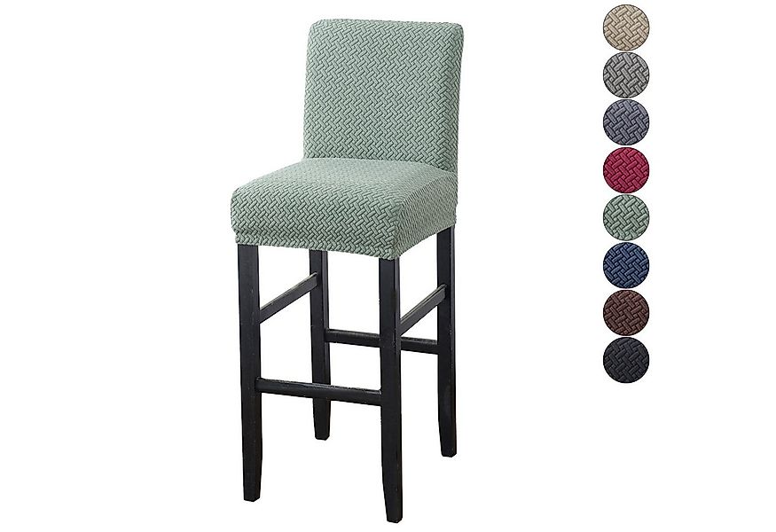 BTTO Stuhlhusse Barhocker Samt Stretch Stuhlbezug für Barhockerbezug günstig online kaufen