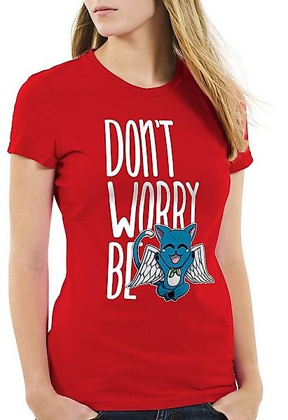 style3 T-Shirt Don't worry be Happy fairy anime manga japan tail günstig online kaufen