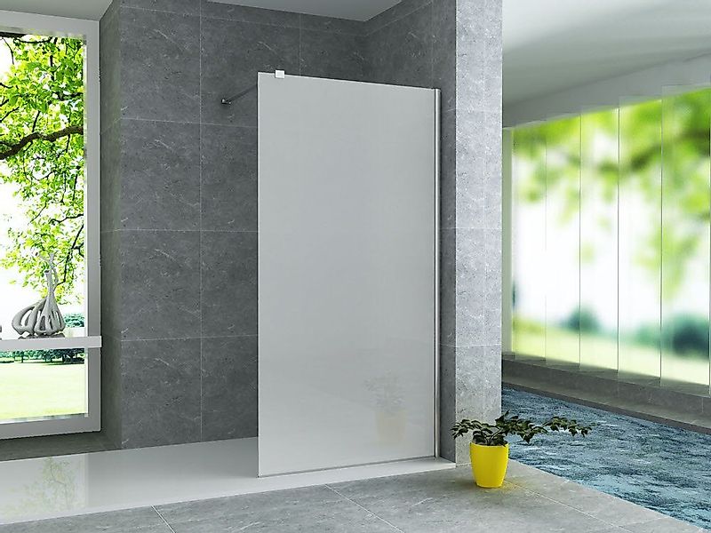 Aloni Walk-in-Dusche ECOS100, Einscheibensicherheitsglas, (1 tlg), Duschabt günstig online kaufen