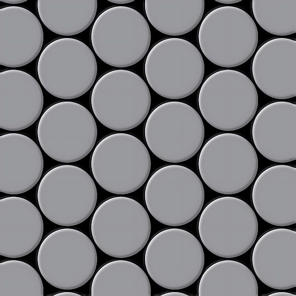 ALLOY Mosaik Fliese Massiv Metall Edelstahl Matt Grau 1,6mm Stark Dome-s-s- günstig online kaufen