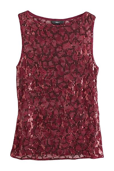 Next Blusentop Oberteil mit U-Boot-Ausschnitt und Pailletten (1-tlg) günstig online kaufen