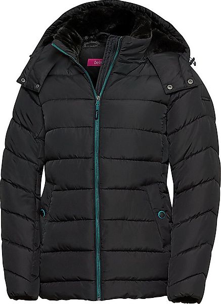 belmina Steppjacke Verstellbare Kapuze mit flauschigem Kunstfell günstig online kaufen
