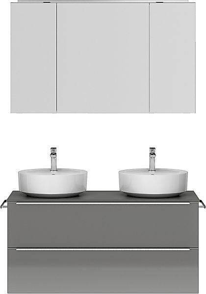 nobilia® Badmöbel-Set »Alvene«, (2 St., vormontiert, mit Soft-Close), inkl. günstig online kaufen