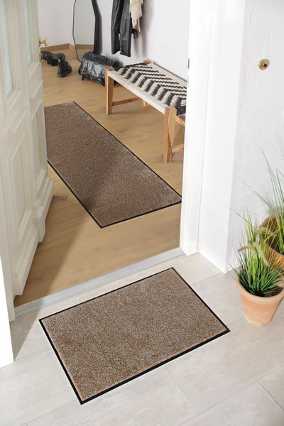 my home Fußmatte "Lavea" rechteckig 9 mm Höhe Schmutzfangmatte, Uni-Farben, günstig online kaufen