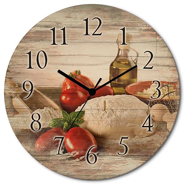 Artland Wanduhr Teig für Pizza (wahlweise günstig online kaufen
