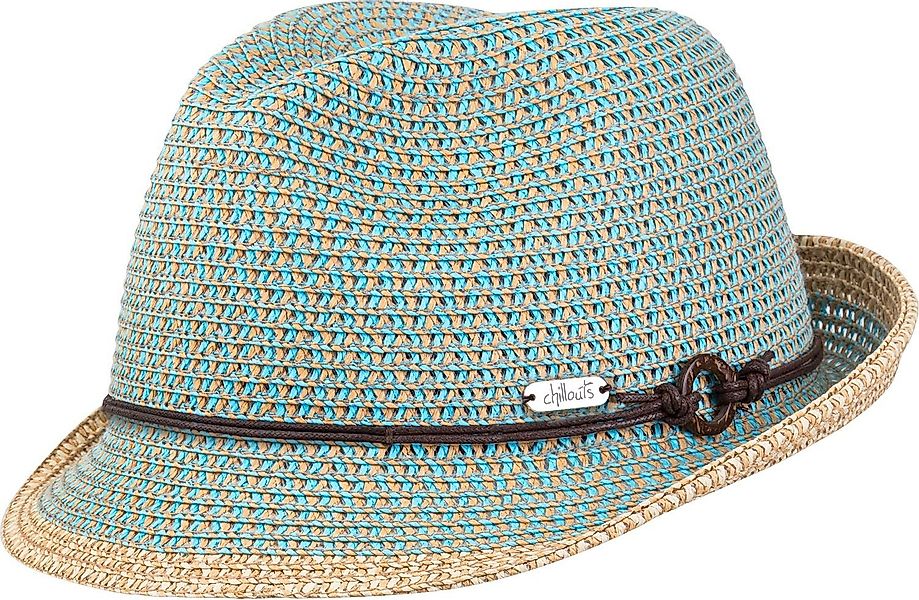 chillouts Strohhut Rimini mit Kunstleder Garnitur günstig online kaufen
