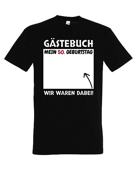Youth Designz Print-Shirt Gästebuch 50. Geburtstag Herren T-Shirt cooler Au günstig online kaufen