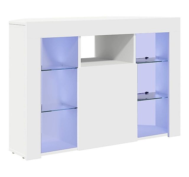 vidaXL TV-Schrank Eck-LED-TV-Schrank Wandmontiert Weiß 100x40x68cm Holzwerk günstig online kaufen