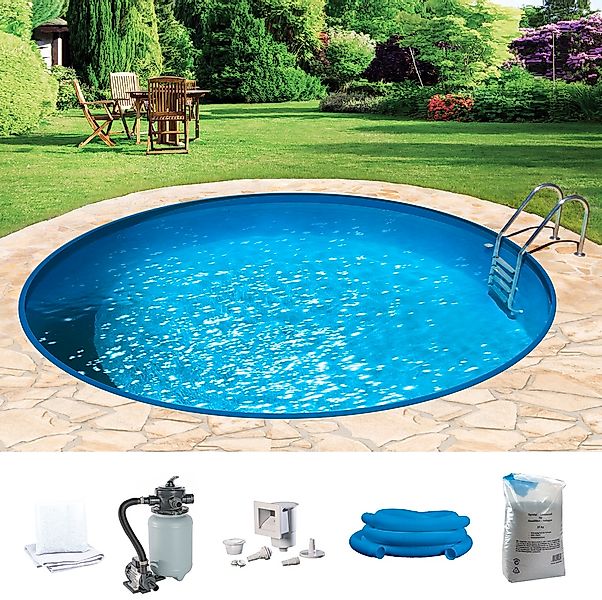KONIFERA Rundpool "HOLIDAY 5", (Komplett-Set, 6 tlg.), Höhe 120 cm, in vers günstig online kaufen