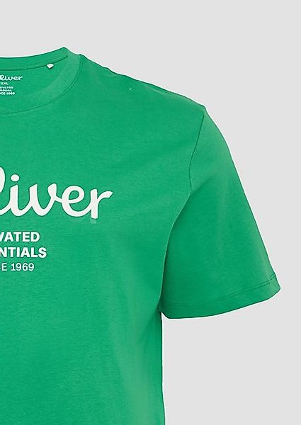 s.Oliver Kurzarmshirt T-Shirt Artwork günstig online kaufen