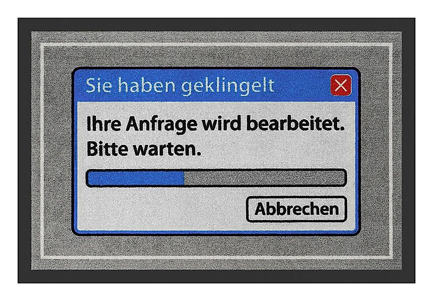 Rockbites Fußmatte Rockbites - Fußmatte Türmatte "Anfrage wird bearbeitet" günstig online kaufen