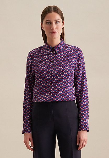 seidensticker Hemdbluse Schwarze Rose 1/1 Kragen Druck günstig online kaufen