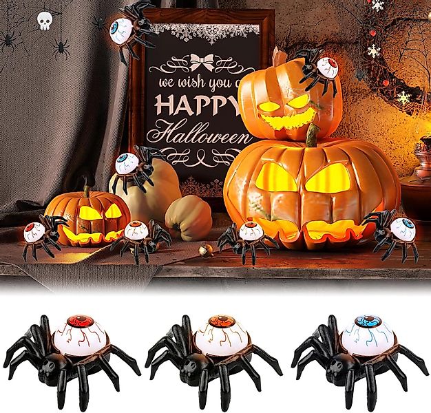 Coonoor LED-Kerze 12 Stück Halloween Spinne günstig online kaufen
