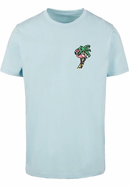 MisterTee Kurzarmshirt "MisterTee Herren Flamingo T-Shirt Round Neck", (1 t günstig online kaufen