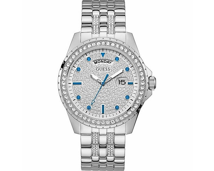 Guess Quarzuhr Guess Damenuhr GW0218G1 Ø 44 mm Armbanduhr günstig online kaufen