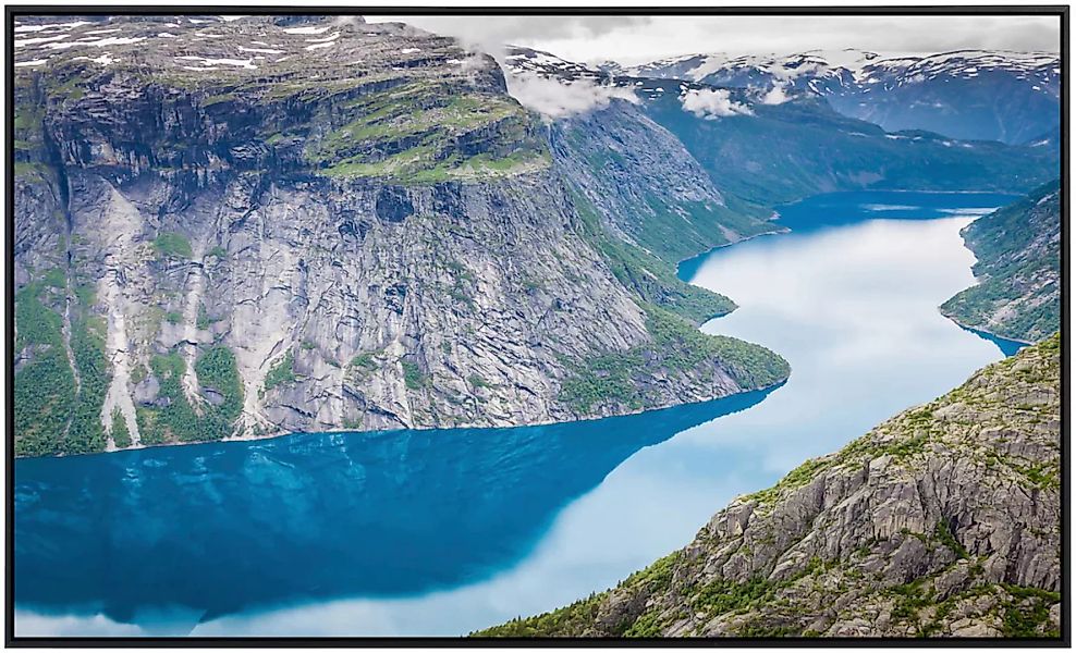 Papermoon Infrarotheizung »Norwegischer Fjord«, sehr angenehme Strahlungswä günstig online kaufen