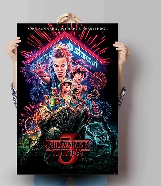 Reinders Poster "Poster Stranger Things Summer of 85 - Netflix - Mike - Ele günstig online kaufen