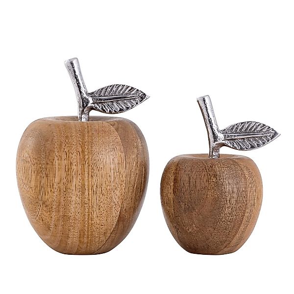 Amagohome Dekofigur Dekofiguren 2er Set Apfel günstig online kaufen
