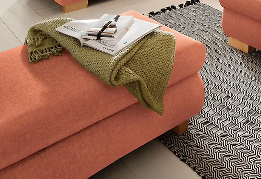 Home affaire Hocker "Nika", passend zur Serie, auch in Cord günstig online kaufen