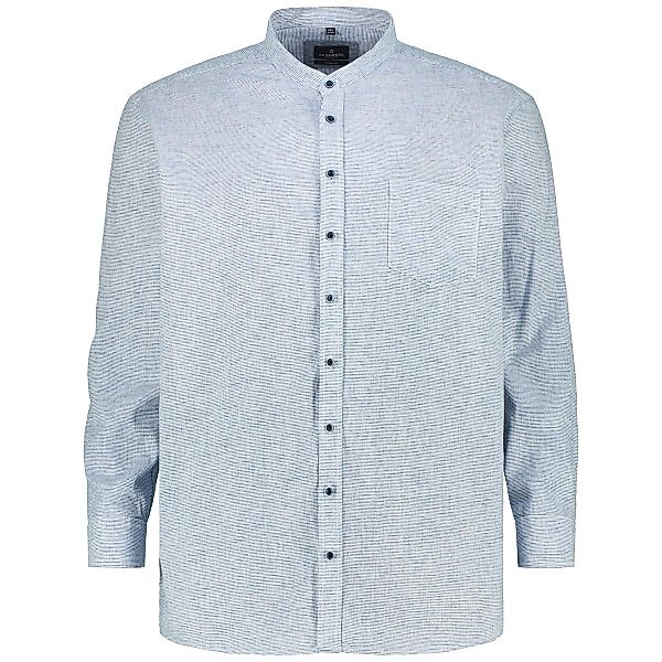 CASA MODA Freizeithemd mit Leinen Farbe jeansblau Größe: 6XL günstig online kaufen