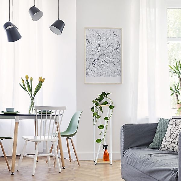 relaxdays Blumenhocker Hoher Blumenständer mit 2 günstig online kaufen