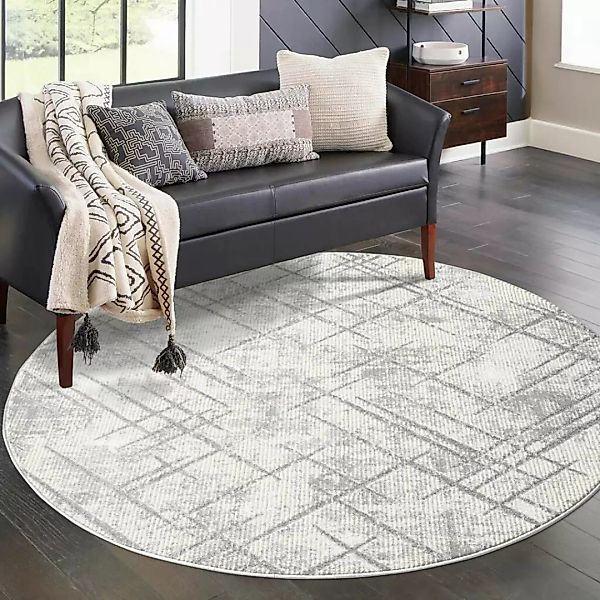 Carpet City Teppich »ANTIK245«, rund, 10 mm Höhe, Kurzflor, 3D-Optik, Klass günstig online kaufen