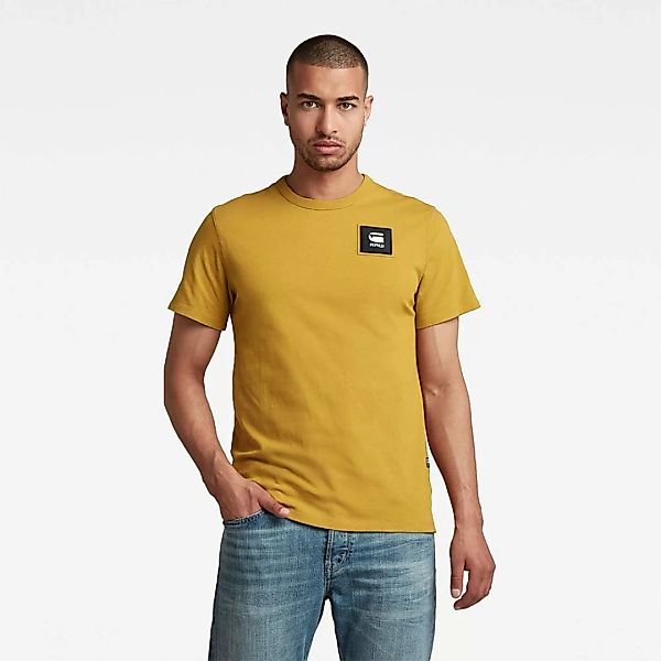 G-star Badge Logo+ Kurzarm Rundhals T-shirt M Toasted günstig online kaufen