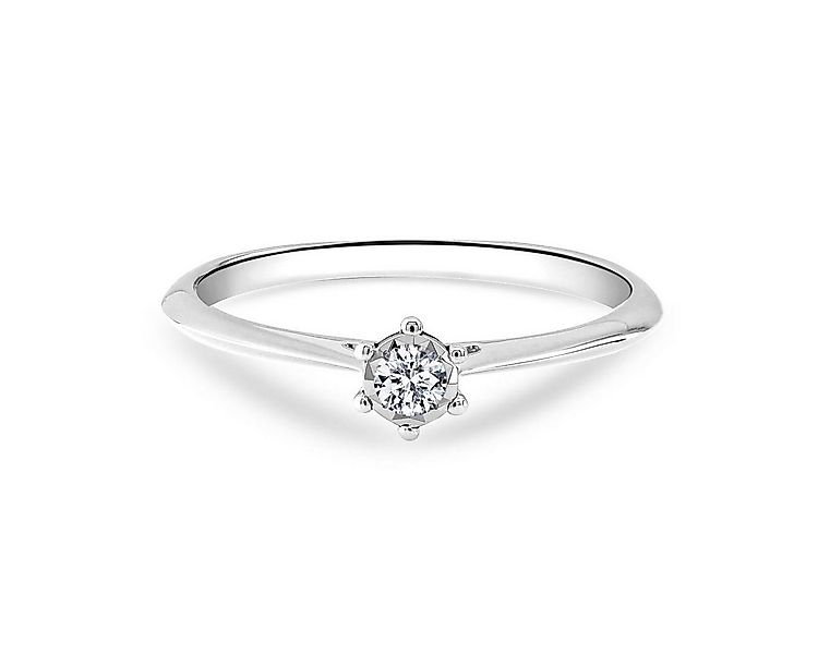 Adam & Eve Verlobungsring Verlobungsring Diamant (0.06 ct) 585 Weißgold günstig online kaufen