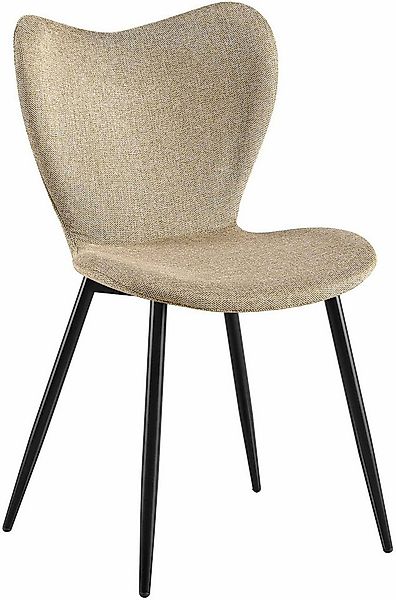 CLP Esszimmerstuhl Maika, mit Rückenlehne, Metallgestell günstig online kaufen