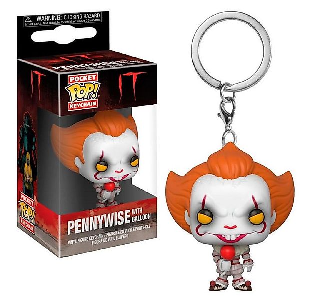 Funko Schlüsselanhänger IT Pennywise with balloon- Pocket POP - Keychain günstig online kaufen