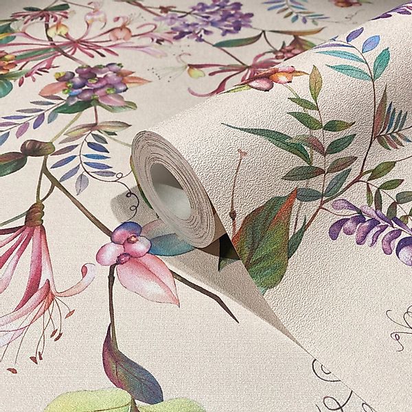 Marburg Vliestapete Tapete Floral Blossom, geprägt, günstig online kaufen