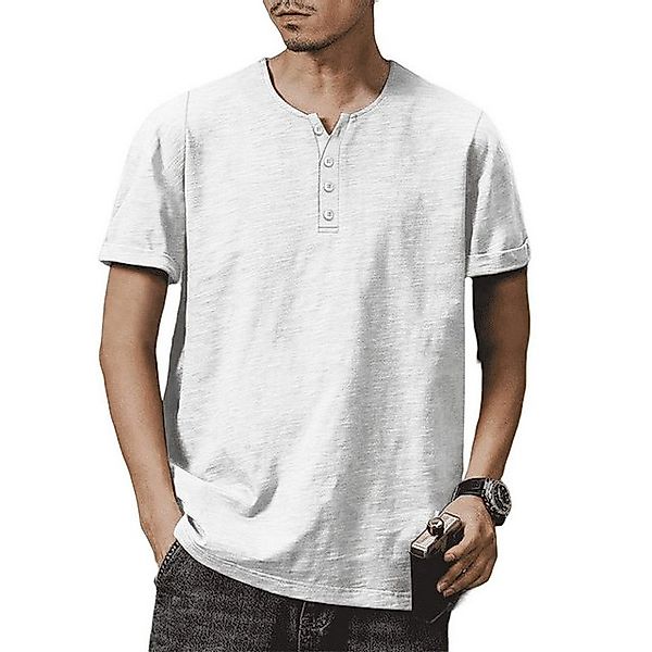 YRIIOMO T-Shirt Herren T Shirt aus recyceltem Polyester mit feuchtigkeitsab günstig online kaufen