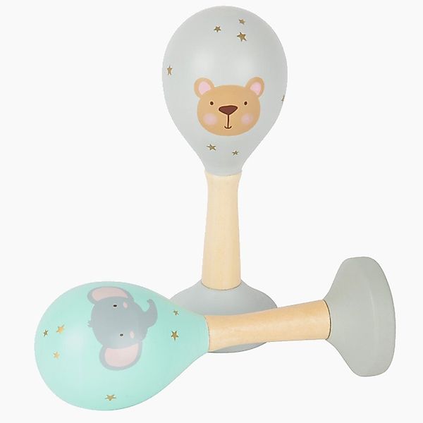 Small Foot Spielzeug-Musikinstrument Musikrasseln Pastell 2er günstig online kaufen