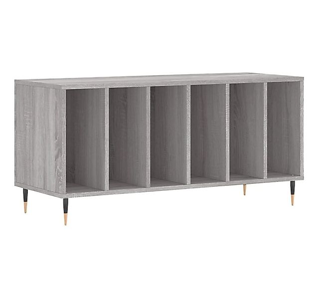 vidaXL Media-Regal Plattenschrank Grau Sonoma 100x38x48 cm Holzwerkstoff, 1 günstig online kaufen