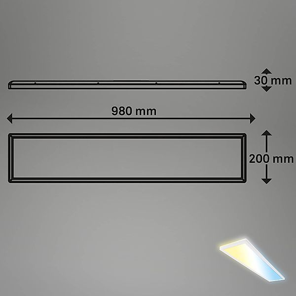 Briloner Leuchten LED Deckenleuchte 7530016, Dimmfunktion, günstig online kaufen