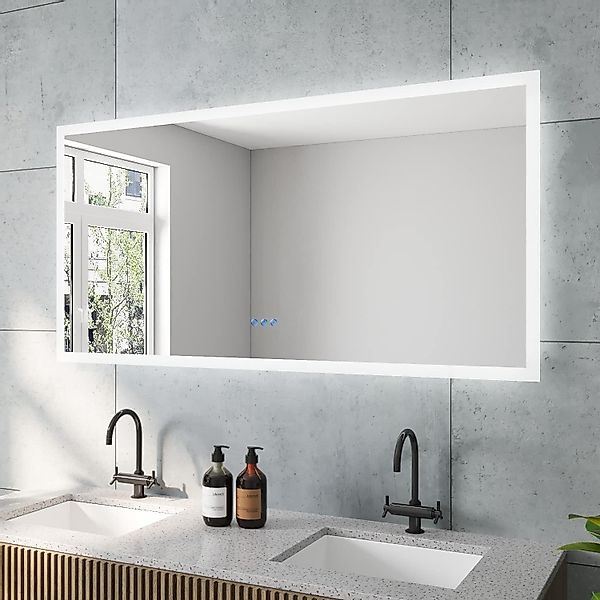 AQUALAVOS Badspiegel Badspiegel groß 140x70 cm günstig online kaufen